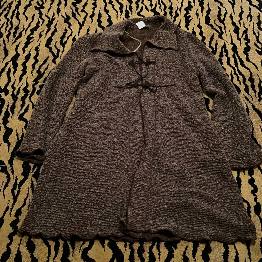 Tribal pea coat